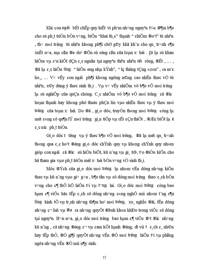 image for page Một số giải pháp kết hợp giữa mục tiêu kinh tế với bảo vệ môi trường sinh thái