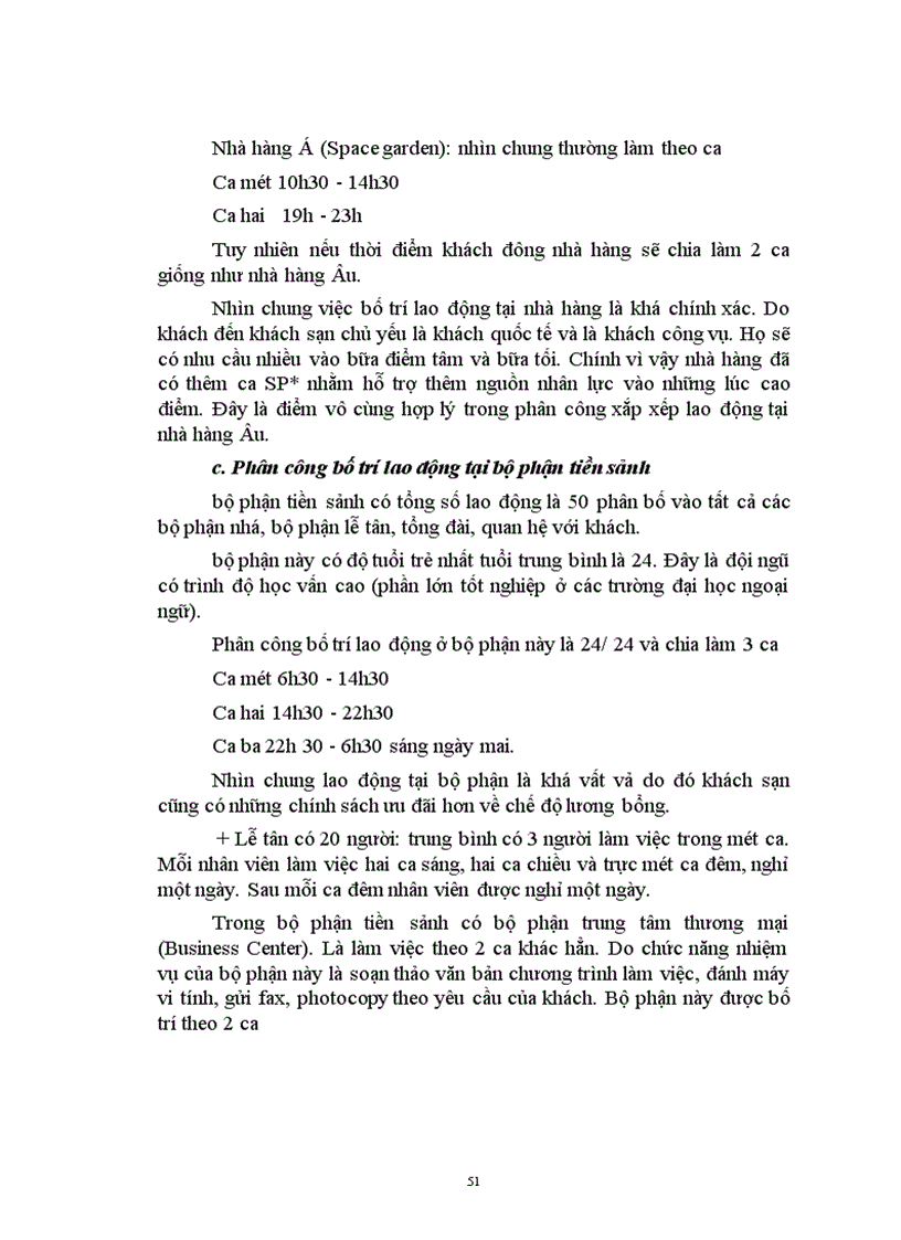 image for page Vấn đề quản trị nhân lực tại khách sạn Sofitel Metropole Hà nội kinh ngiệm và một số đề xuất 1