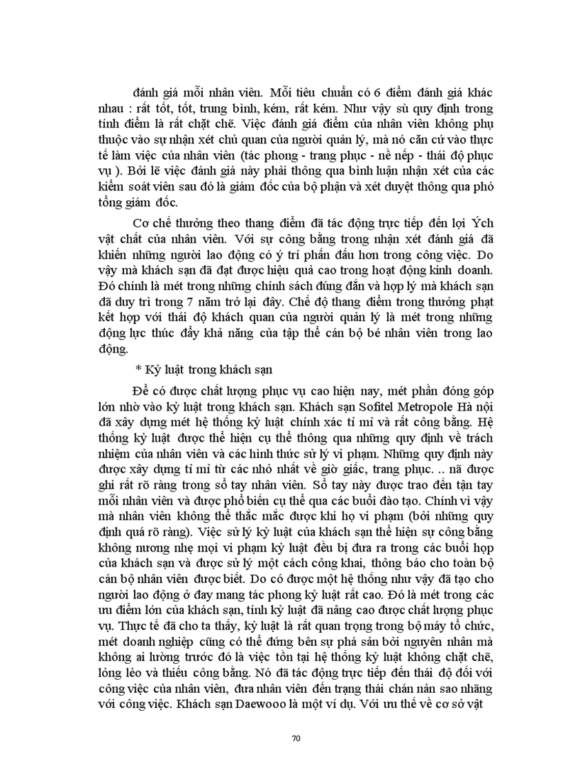 image for page Vấn đề quản trị nhân lực tại khách sạn Sofitel Metropole Hà nội kinh ngiệm và một số đề xuất 1