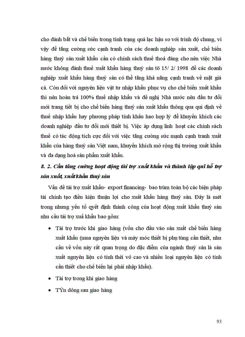 image for page Thực trạng và giải pháp nâng cao hiệu quả hoạt động của ngành xuất khẩu thuỷ sản Việt Nam
