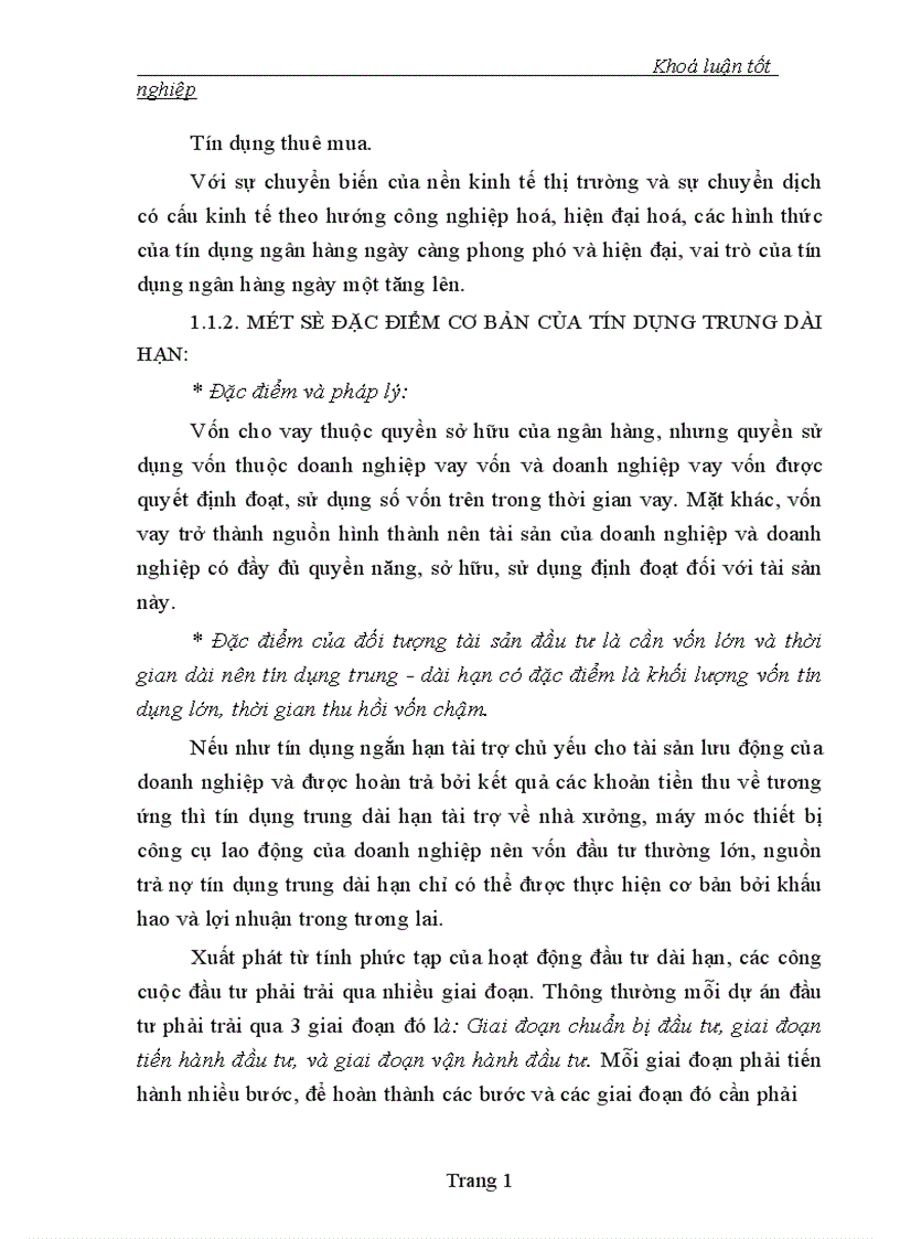 image for page Một số giải pháp nhằm mở rộng cho vay và nâng cao chất lượng tín dụng trung dài hạn của Ngân hàng Công thương Thanh hoá 1