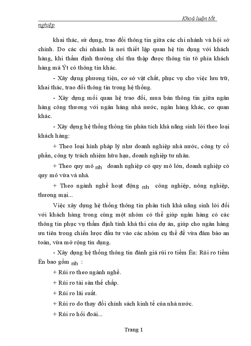image for page Một số giải pháp nhằm mở rộng cho vay và nâng cao chất lượng tín dụng trung dài hạn của Ngân hàng Công thương Thanh hoá 1