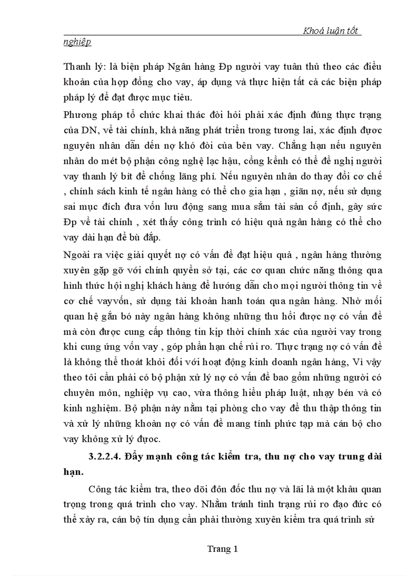 image for page Một số giải pháp nhằm mở rộng cho vay và nâng cao chất lượng tín dụng trung dài hạn của Ngân hàng Công thương Thanh hoá 1