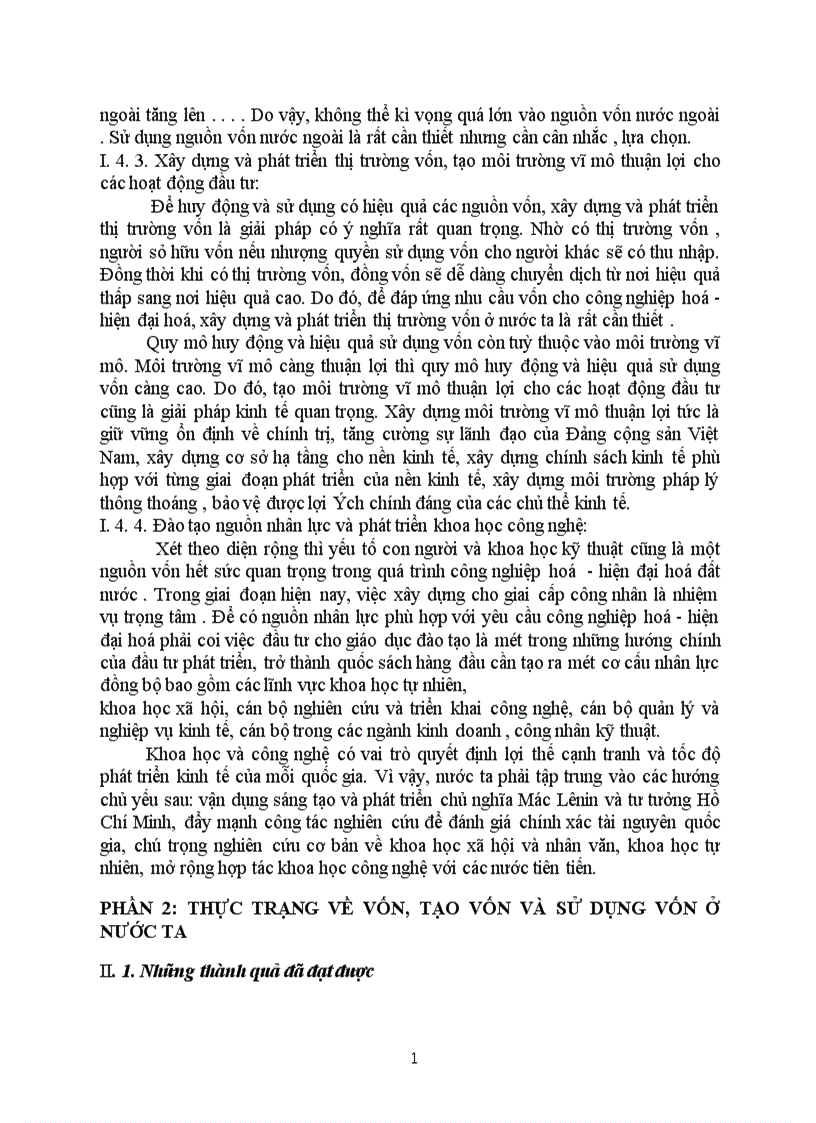 image for page Huy động vốn và sử dụng vốn có hiệu quả trong quá trình công nghiệp hoá hiện đại hoá đất nước 1