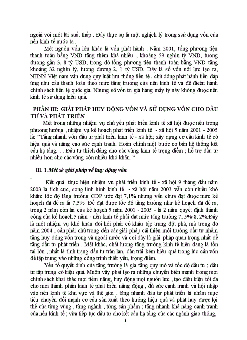 image for page Huy động vốn và sử dụng vốn có hiệu quả trong quá trình công nghiệp hoá hiện đại hoá đất nước 1
