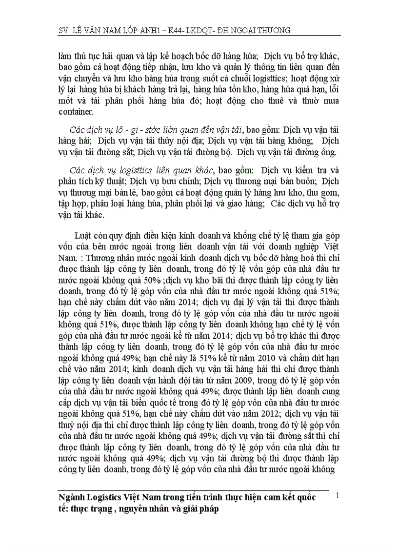 image for page Ngành Logistics Việt Nam trong tiến trình thực hiện cam kết quốc tế thực trạng nguyên nhân và giải pháp