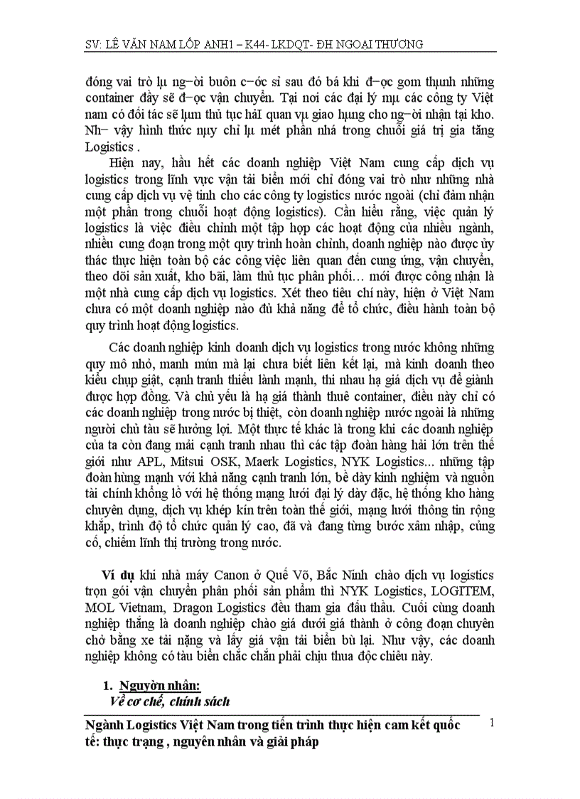 image for page Ngành Logistics Việt Nam trong tiến trình thực hiện cam kết quốc tế thực trạng nguyên nhân và giải pháp