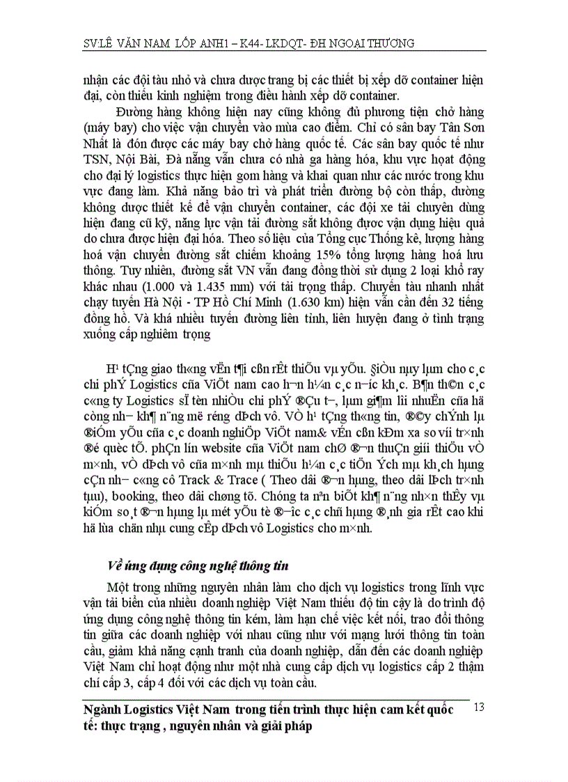 image for page Ngành Logistics Việt Nam trong tiến trình thực hiện cam kết quốc tế thực trạng nguyên nhân và giải pháp