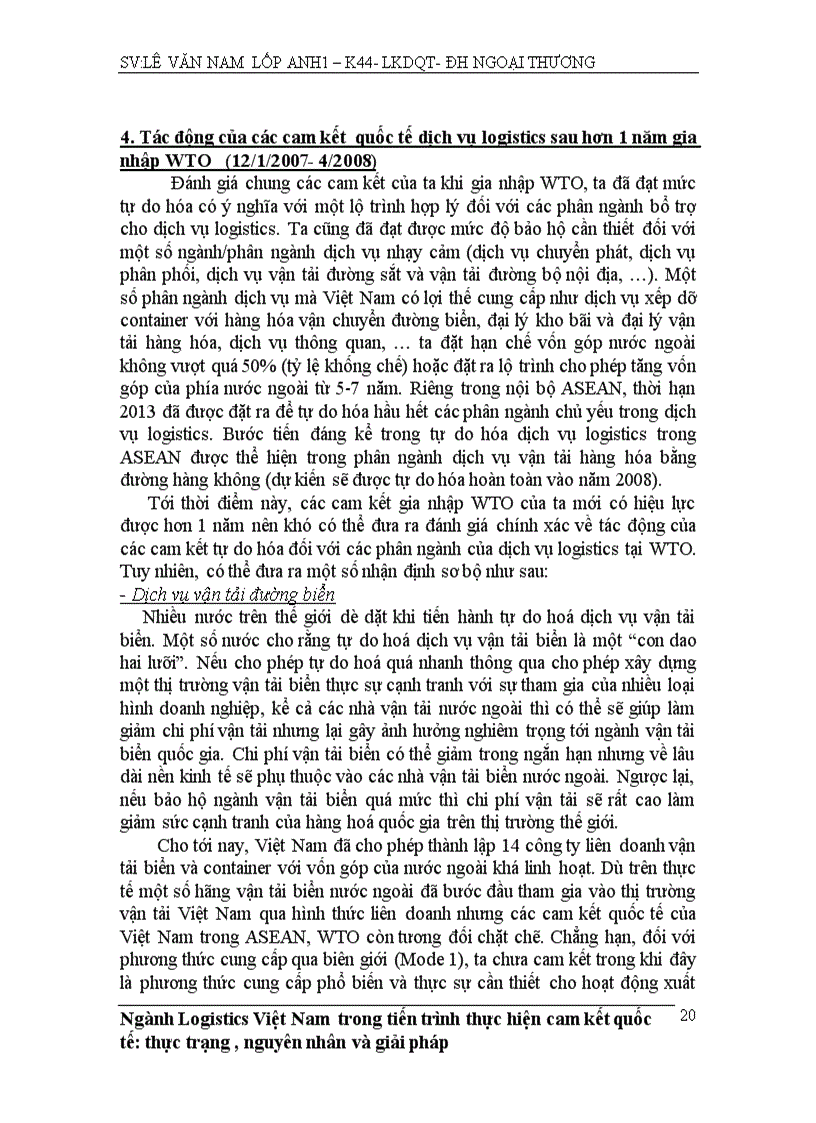 image for page Ngành Logistics Việt Nam trong tiến trình thực hiện cam kết quốc tế thực trạng nguyên nhân và giải pháp
