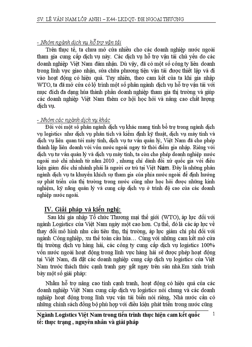 image for page Ngành Logistics Việt Nam trong tiến trình thực hiện cam kết quốc tế thực trạng nguyên nhân và giải pháp