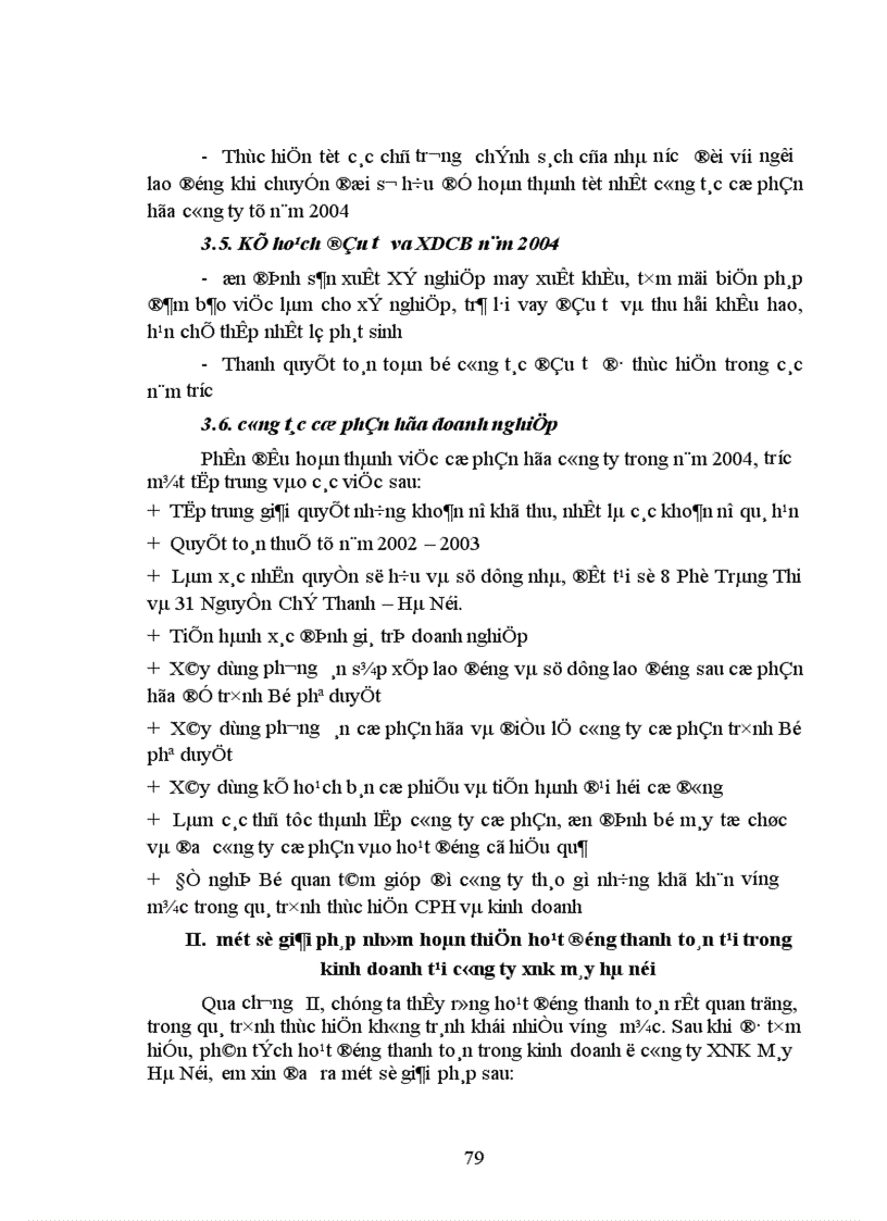 image for page Một số biện pháp nhằm hoàn thiện hoạt động thanh toán trong kinh doanh tại công ty XNK máy hà nội 1