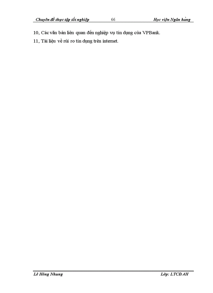 image for page Quản trị rủi ro tín dụng tại Ngân hàng Việt Nam thịnh vượng VPBank chi nhánh Hà Nội