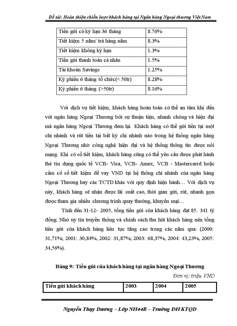 image for page Hoàn thiện chiến lược khách hàng tại ngân hàng Ngoại Thương Việt Nam 1