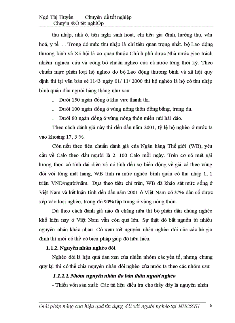 image for page Giải pháp nâng cao hiệu quả tín dụng đối với người nghèo tại ngân hàng chính sách xã hội 1