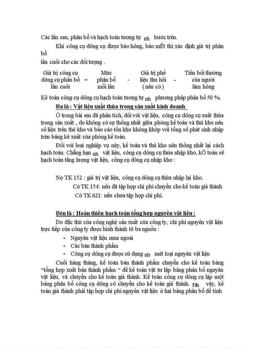 image for page Hạch toán nguyên vật liệu công cụ dụng cụ ở Công ty Phát Triển Công Nghệ Máy ADC 1
