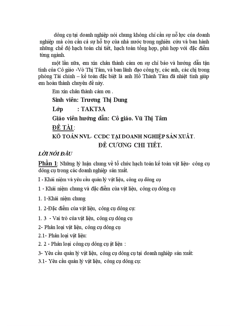 image for page Hạch toán nguyên vật liệu công cụ dụng cụ ở Công ty Phát Triển Công Nghệ Máy ADC 1