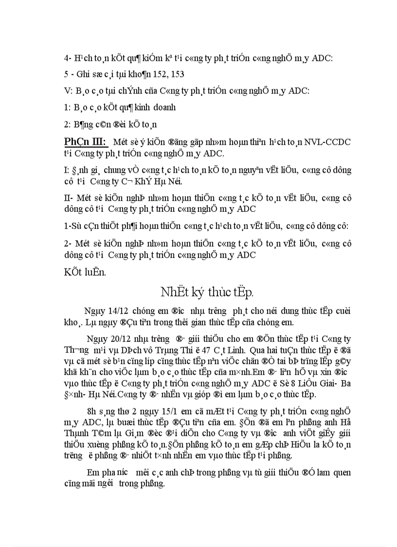 image for page Hạch toán nguyên vật liệu công cụ dụng cụ ở Công ty Phát Triển Công Nghệ Máy ADC 1