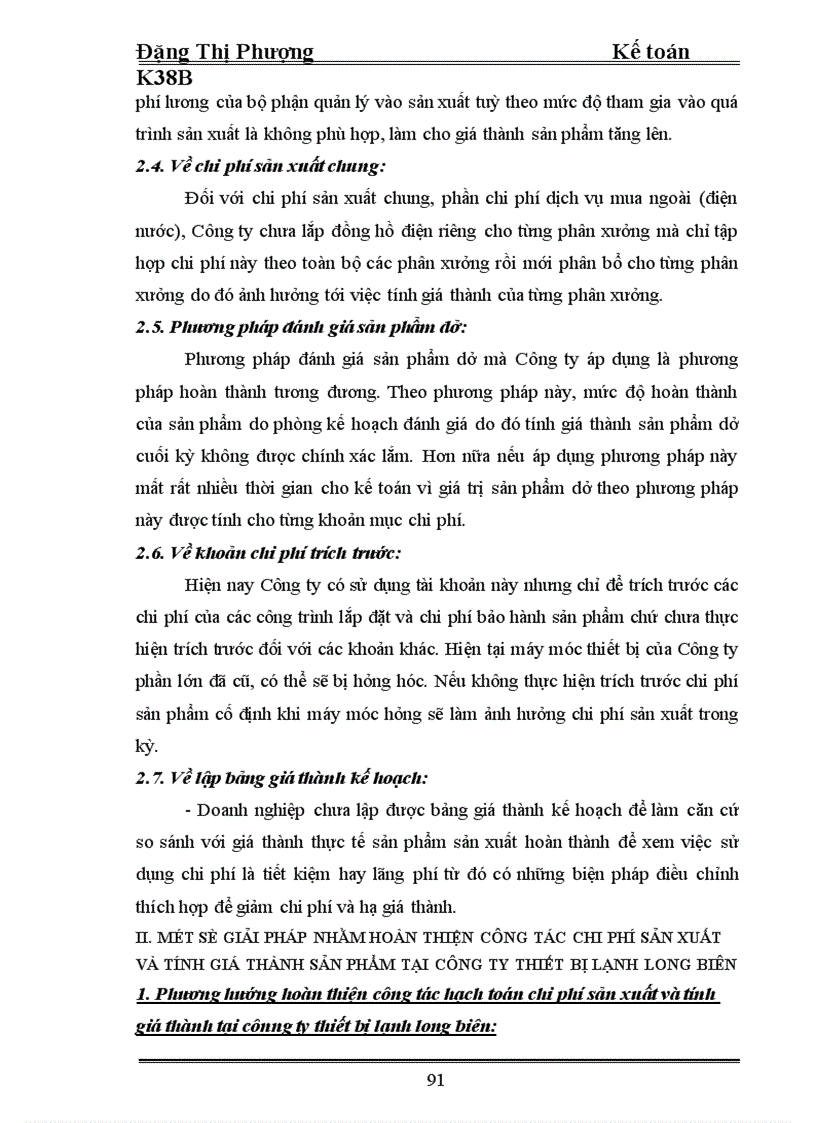 image for page Hoàn thiện công tác hạch toán chi phí sản xuất và tính giá thành sản phẩm với việc tăng cường quản trị ở Công ty thiết bị lạnh Long Biên 1
