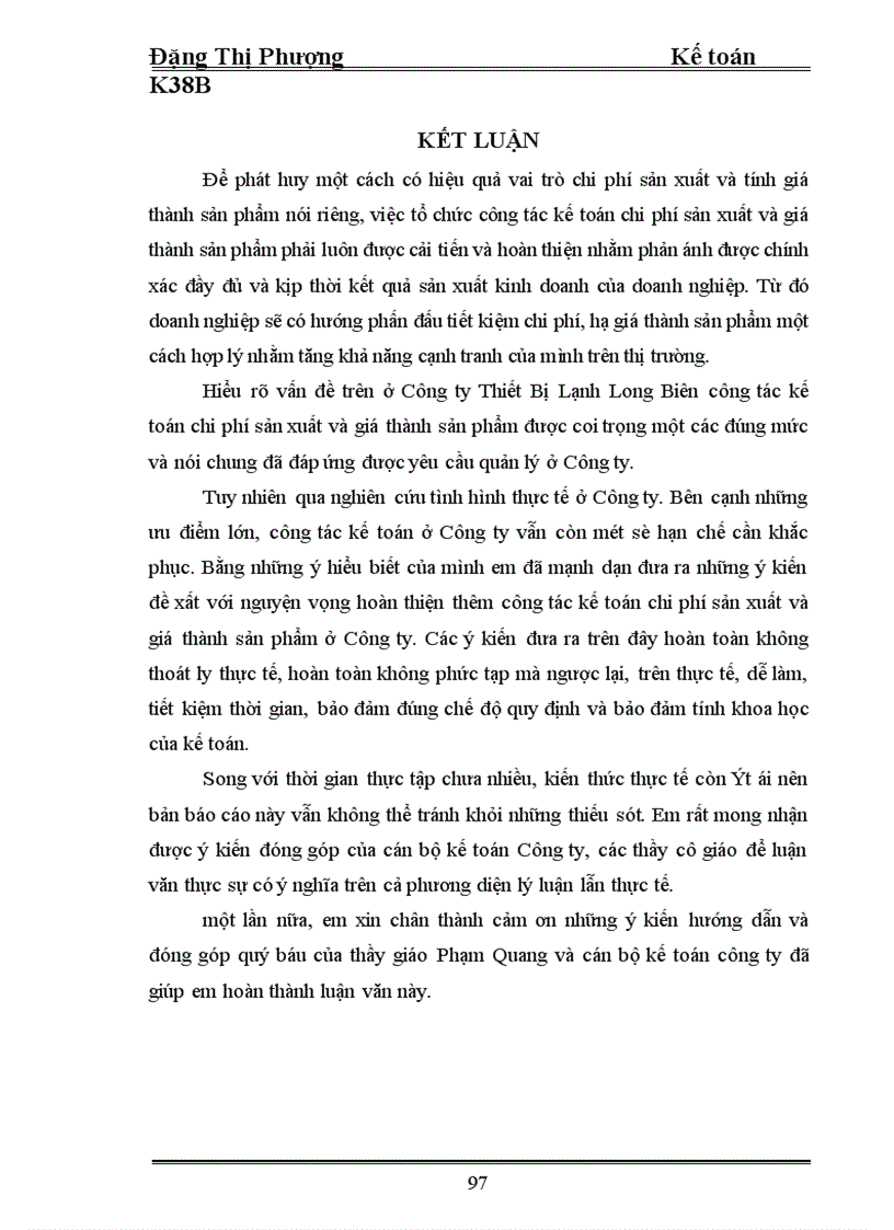 image for page Hoàn thiện công tác hạch toán chi phí sản xuất và tính giá thành sản phẩm với việc tăng cường quản trị ở Công ty thiết bị lạnh Long Biên 1