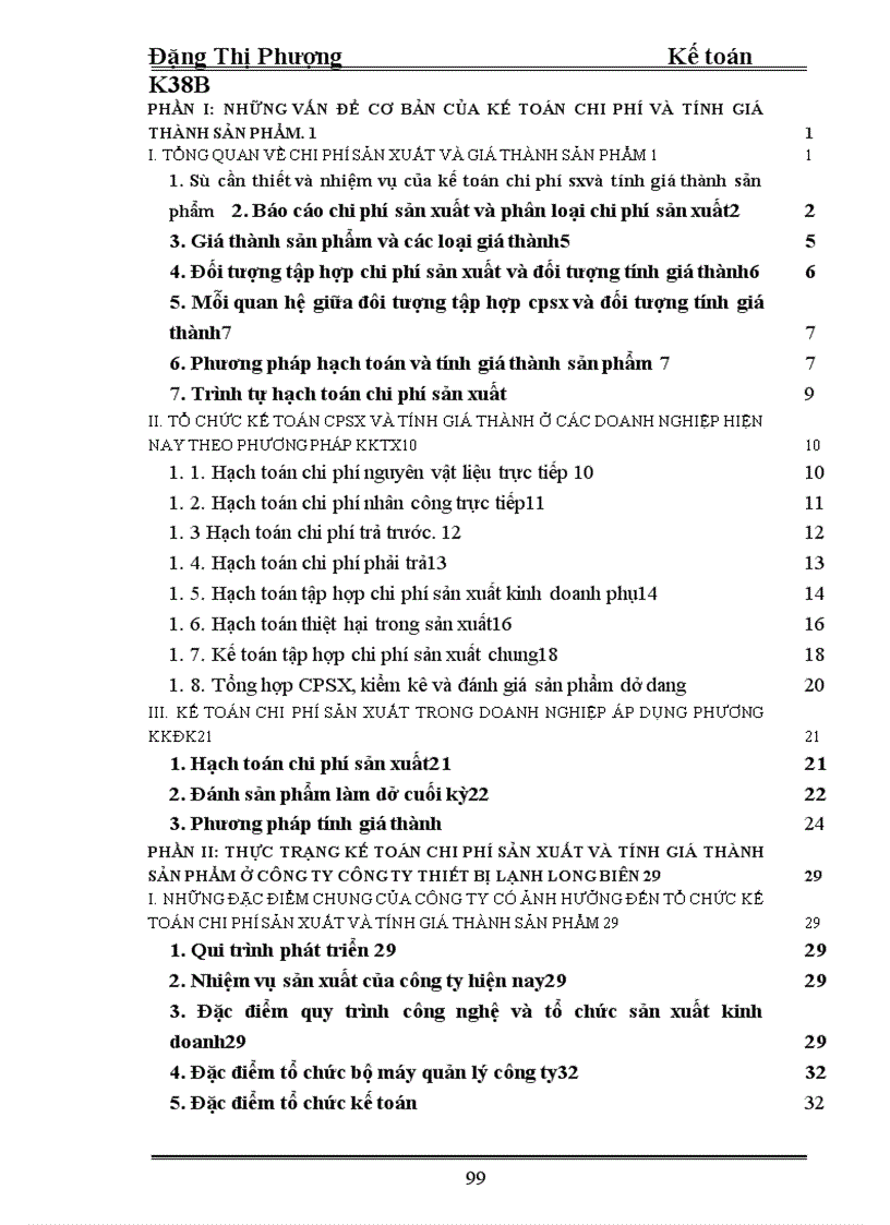 image for page Hoàn thiện công tác hạch toán chi phí sản xuất và tính giá thành sản phẩm với việc tăng cường quản trị ở Công ty thiết bị lạnh Long Biên 1