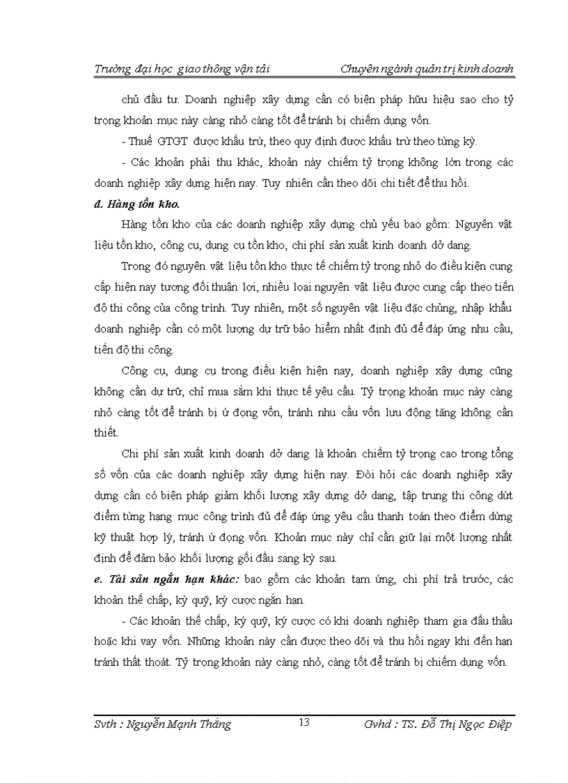 image for page Một số biện pháp nâng cao hiệu quả sử dụng vốn trong công ty cổ phần vật liệu xây dựng Sông Đáy