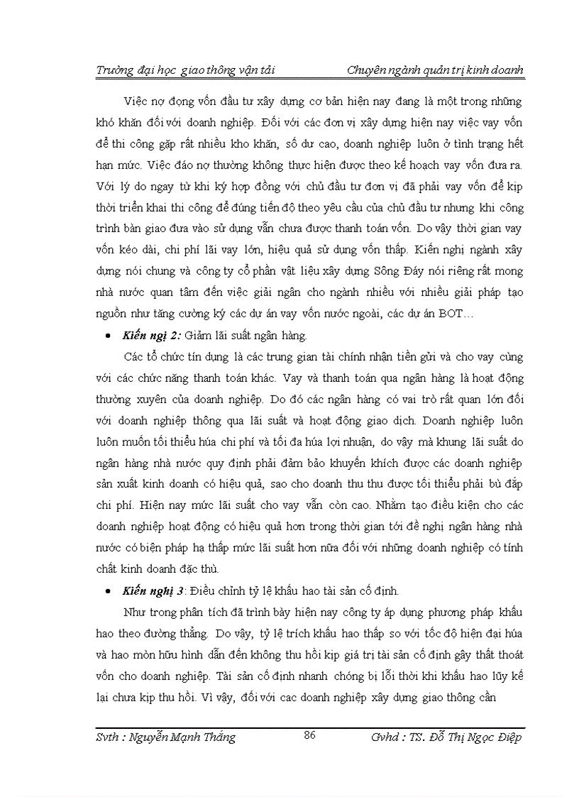 image for page Một số biện pháp nâng cao hiệu quả sử dụng vốn trong công ty cổ phần vật liệu xây dựng Sông Đáy