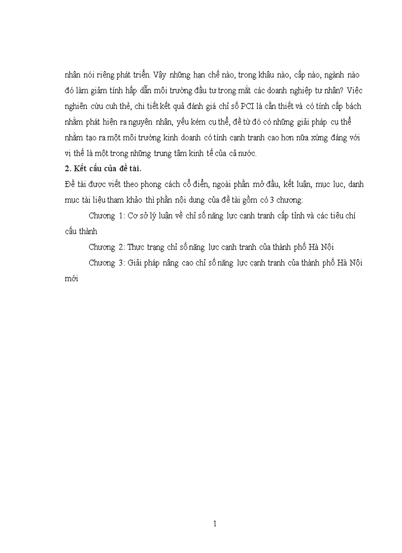 image for page Nâng cao chỉ số năng lực cạnh tranh của thành phố Hà Nội mới