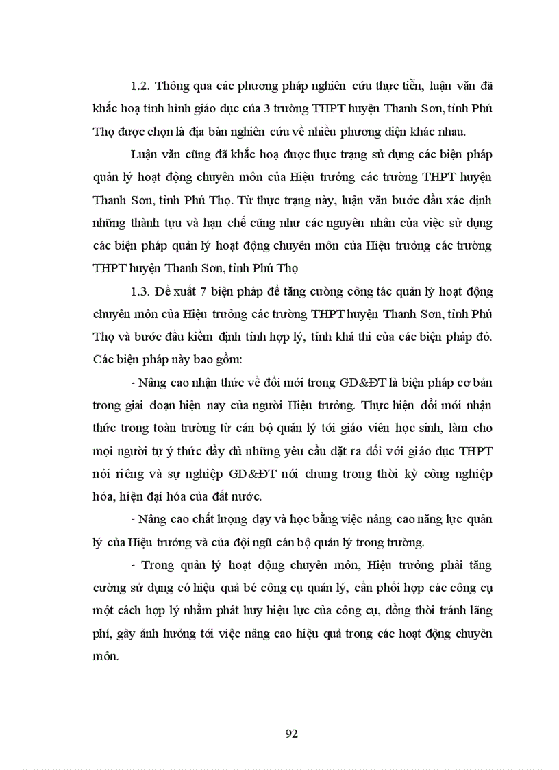 image for page Biện pháp quản lý hoạt động chuyên môn theo yêu cầu đổi mới giáo dục hiện nay của Hiệu trưởng các trường THPT huyện Thanh Sơn tỉnh Phú Thọ 1