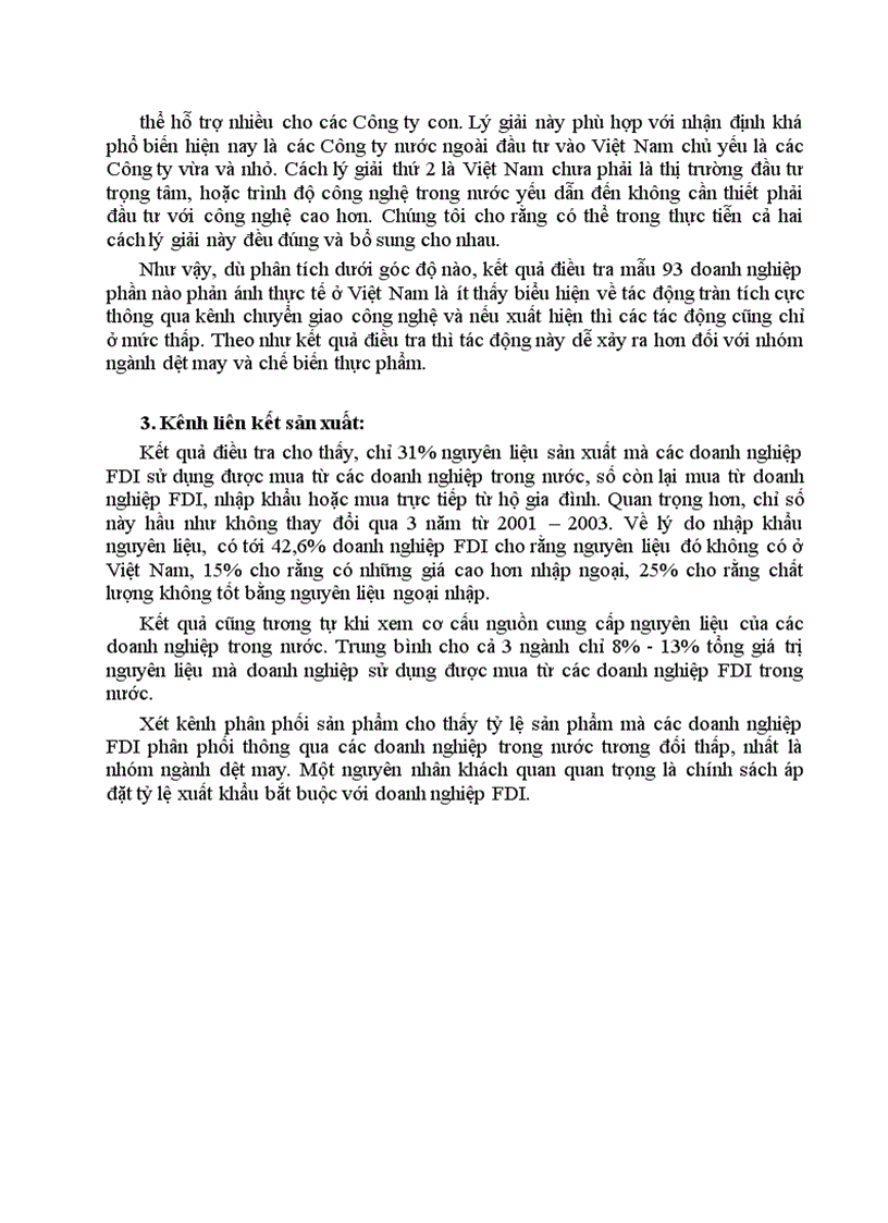 image for page Giải thích tác động tràn của FDI đến khu vực kinh tế trong nước 1