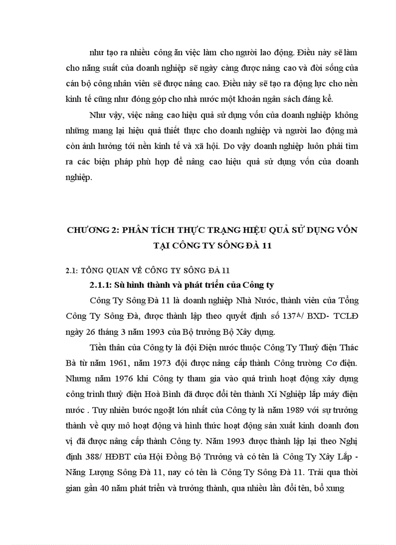 image for page Huy động và sử dụng vốn tại công ty Sông Đà 11 1