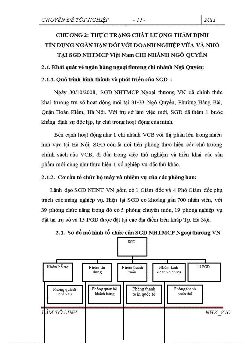 image for page Nâng cao chất lượng thẩm định tín dụng ngắn hạn đối với doanh nghiệp vừa và nhỏ tại SGD NHTMCP Việt Nam chi nhánh Ngô Quyền 1