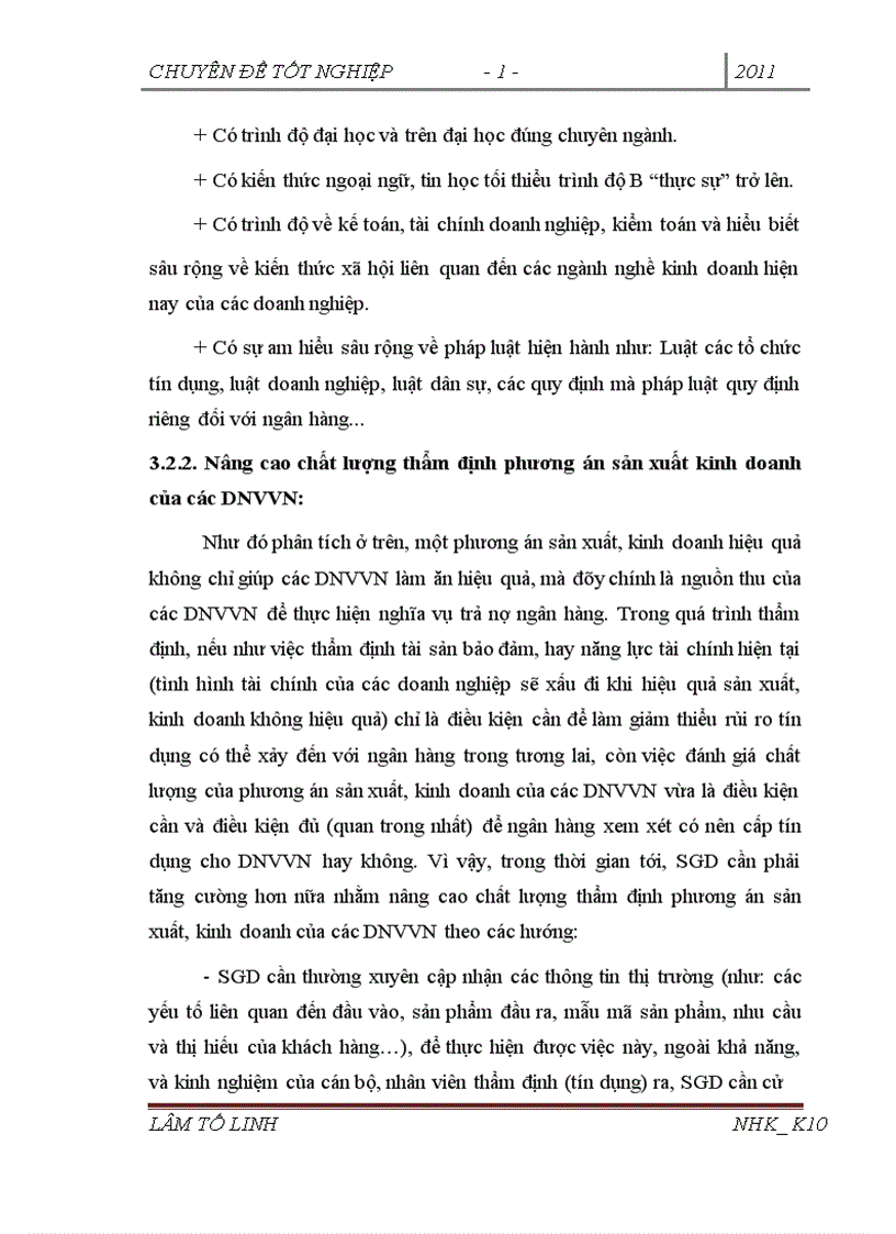 image for page Nâng cao chất lượng thẩm định tín dụng ngắn hạn đối với doanh nghiệp vừa và nhỏ tại SGD NHTMCP Việt Nam chi nhánh Ngô Quyền 1