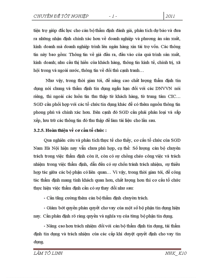 image for page Nâng cao chất lượng thẩm định tín dụng ngắn hạn đối với doanh nghiệp vừa và nhỏ tại SGD NHTMCP Việt Nam chi nhánh Ngô Quyền 1