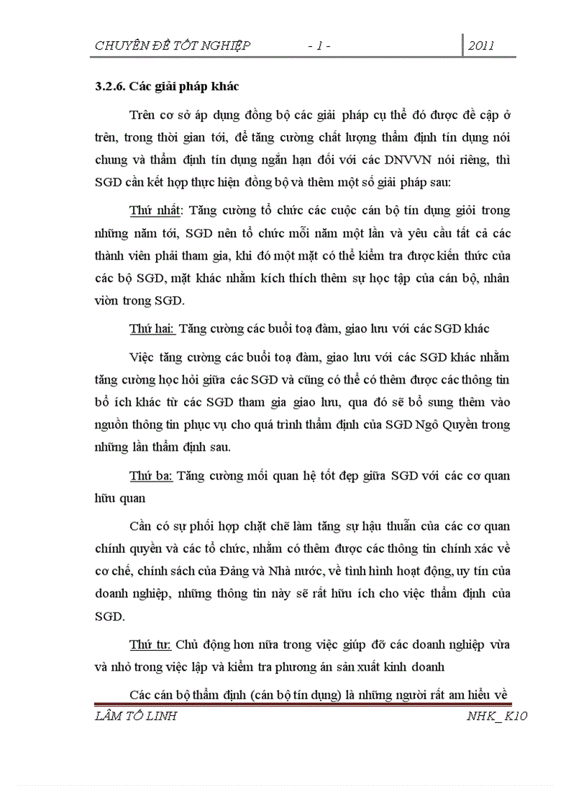 image for page Nâng cao chất lượng thẩm định tín dụng ngắn hạn đối với doanh nghiệp vừa và nhỏ tại SGD NHTMCP Việt Nam chi nhánh Ngô Quyền 1