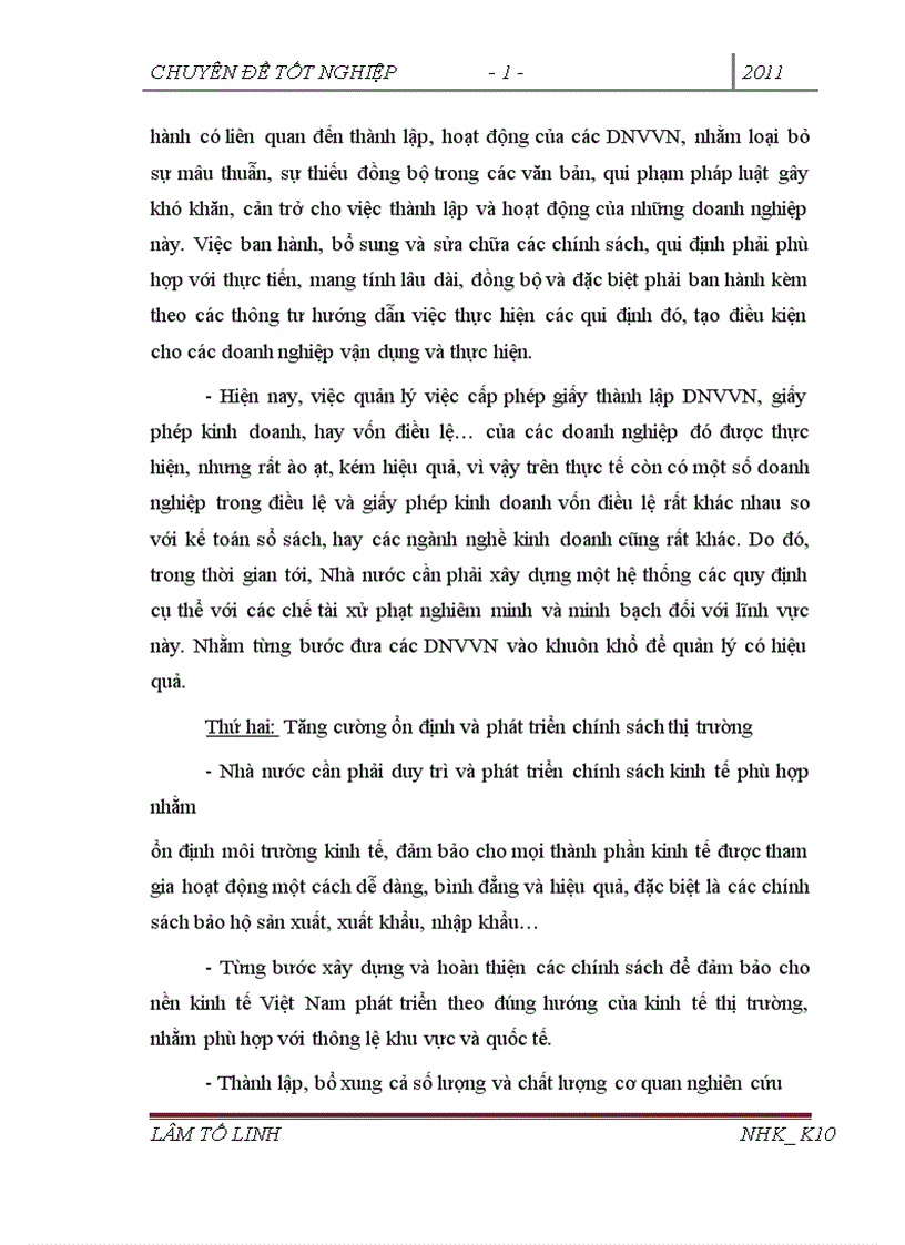 image for page Nâng cao chất lượng thẩm định tín dụng ngắn hạn đối với doanh nghiệp vừa và nhỏ tại SGD NHTMCP Việt Nam chi nhánh Ngô Quyền 1