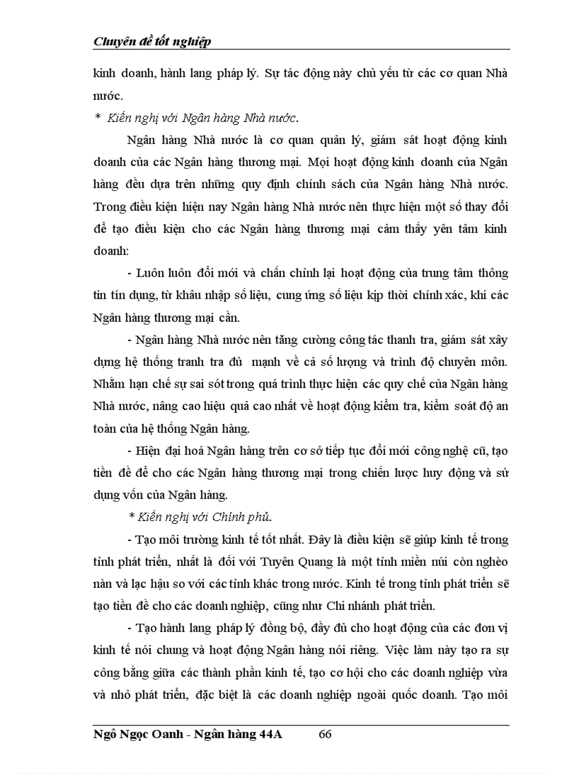 image for page Giải pháp nâng cao chất lượng tín dụng đối với doanh nghiệp vừa và nhỏ tại Chi nhánh Ngân hàng Đầu tư và Phát triển Tuyên Quang 1