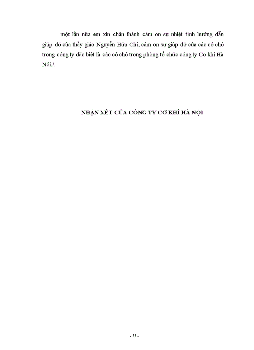 image for page Một số ý kiến nhằm nâng cao sức cạnh tranh của Công ty Cơ Khí Hà Nội 1