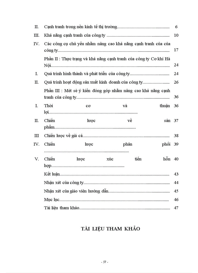 image for page Một số ý kiến nhằm nâng cao sức cạnh tranh của Công ty Cơ Khí Hà Nội 1