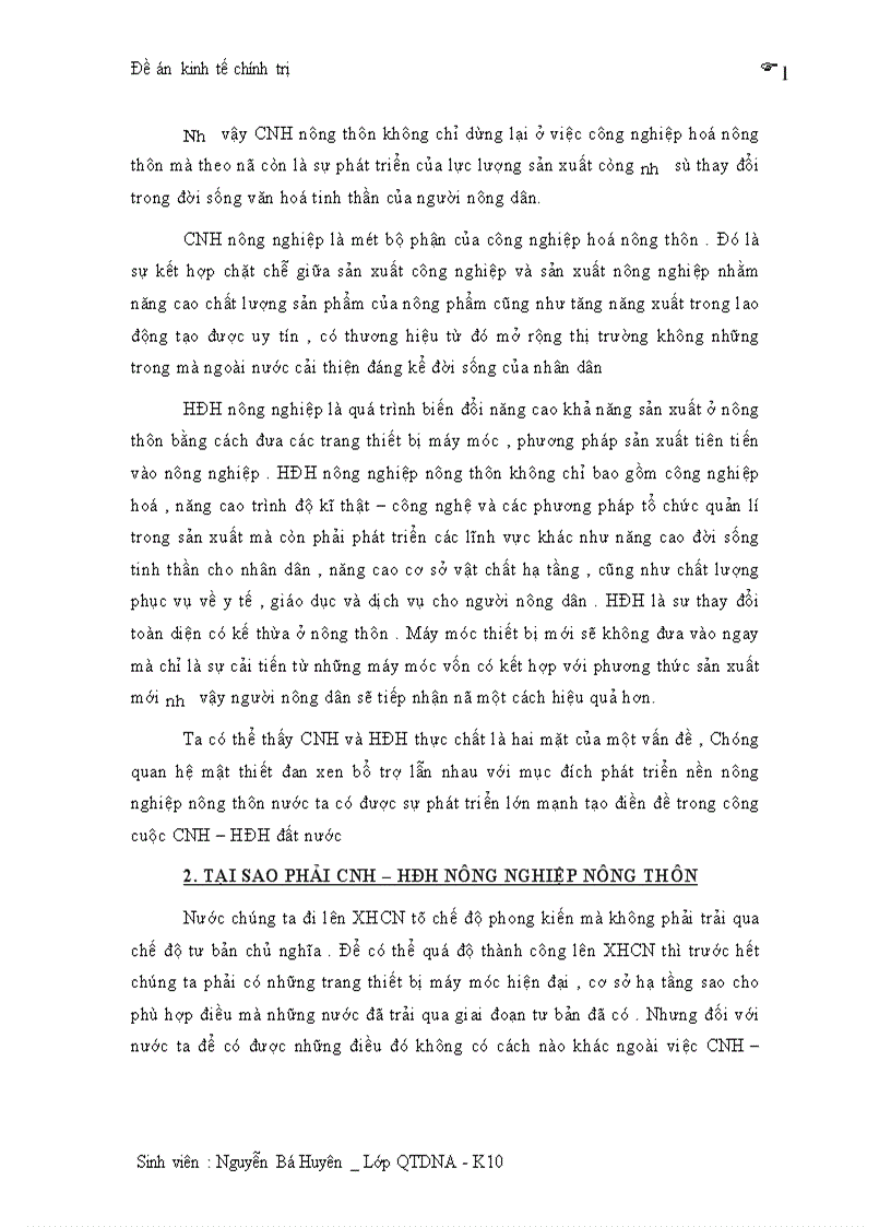 image for page Công nghiệp hoá hiện đại hoá nông nghiệp nông thôn ở nước ta hiện nay 1