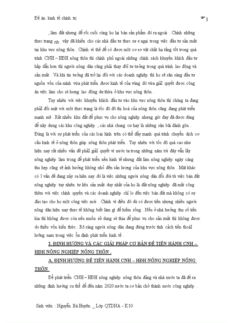 image for page Công nghiệp hoá hiện đại hoá nông nghiệp nông thôn ở nước ta hiện nay 1