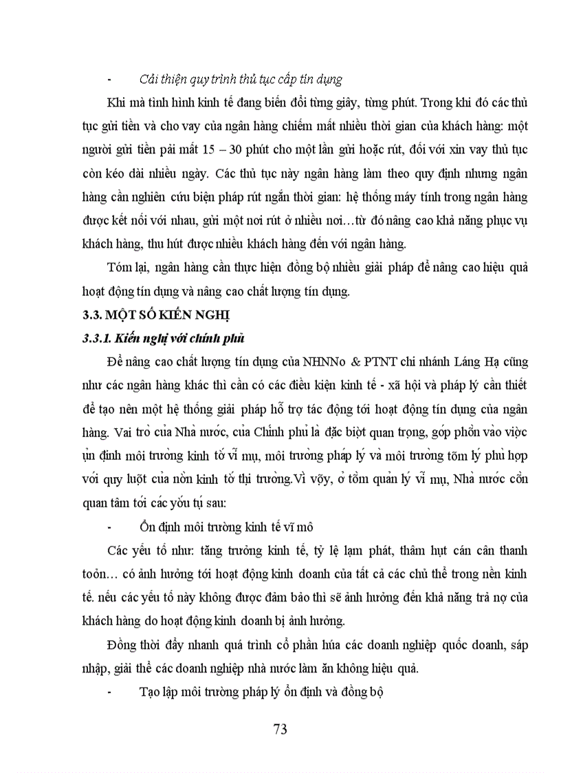 image for page Giải pháp nâng cao chất lượng tín dụng tại NHNNo PTNT chi nhánh Láng Hạ Hà Nội