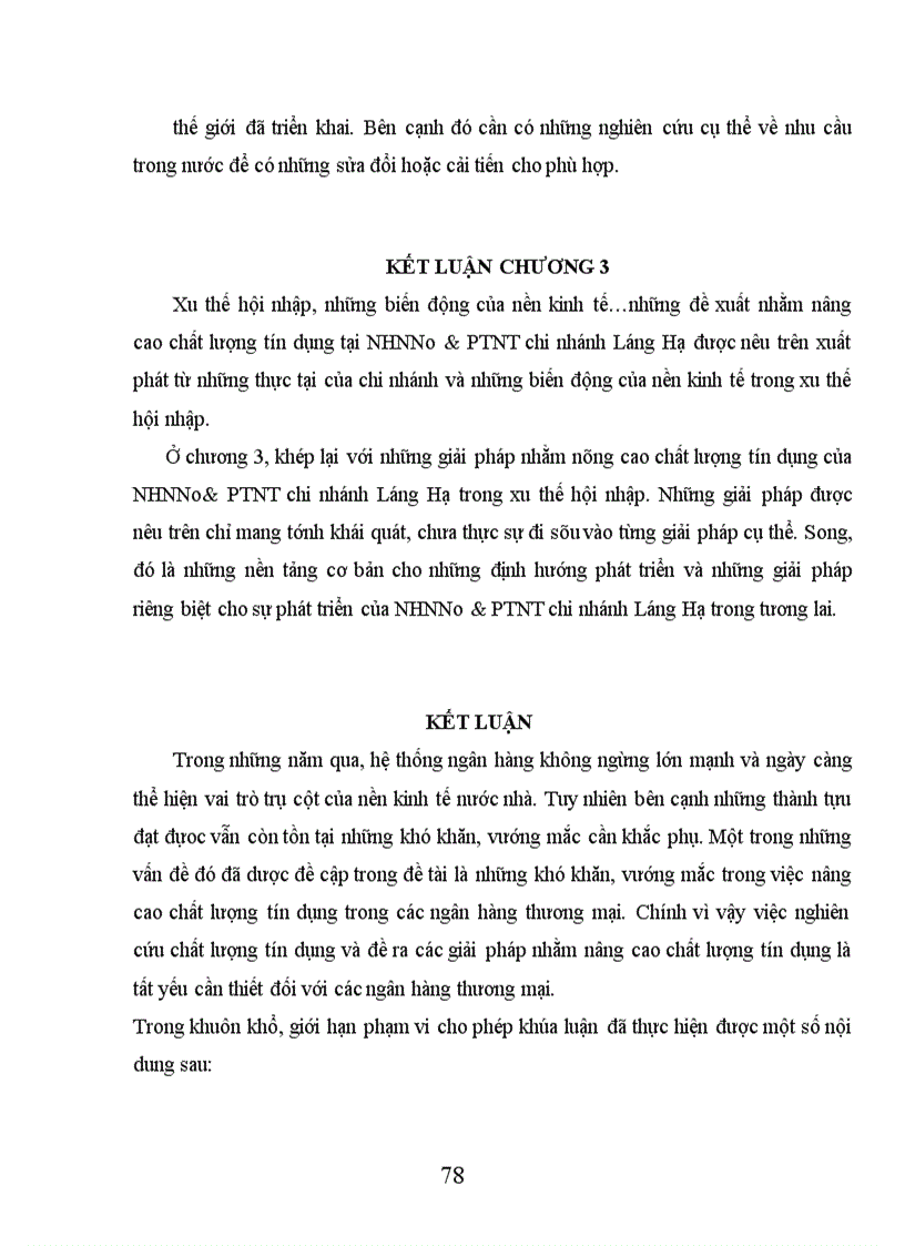 image for page Giải pháp nâng cao chất lượng tín dụng tại NHNNo PTNT chi nhánh Láng Hạ Hà Nội