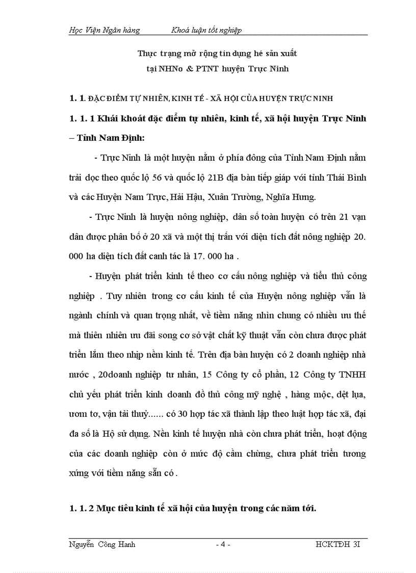 image for page Giải pháp mở rộng tín dụng hộ sản xuất tại NHNo PTNT huyện Trực Ninh