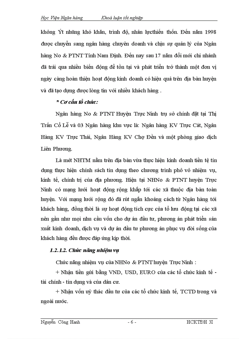 image for page Giải pháp mở rộng tín dụng hộ sản xuất tại NHNo PTNT huyện Trực Ninh