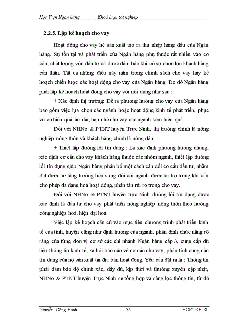 image for page Giải pháp mở rộng tín dụng hộ sản xuất tại NHNo PTNT huyện Trực Ninh