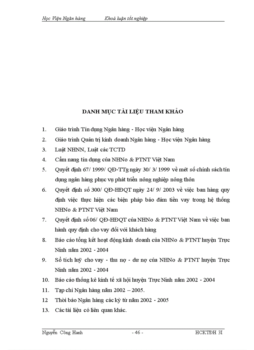 image for page Giải pháp mở rộng tín dụng hộ sản xuất tại NHNo PTNT huyện Trực Ninh