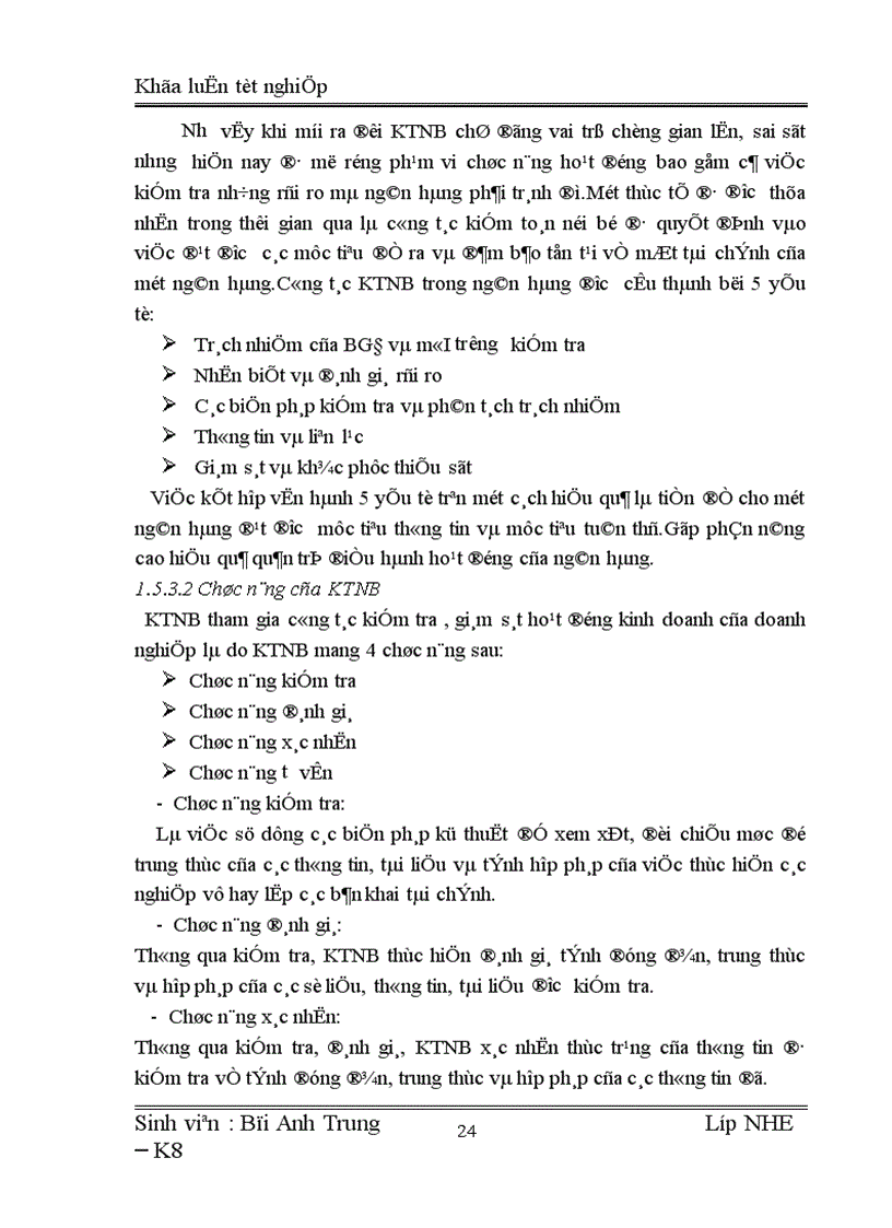 image for page Một số giải pháp nâng cao hiệu quả kiểm toán nội bộ đối với hoạt động tín dụng tại Sở giao dịch III Ngân hàng Đầu tư và Phát triển Việt Nam 1