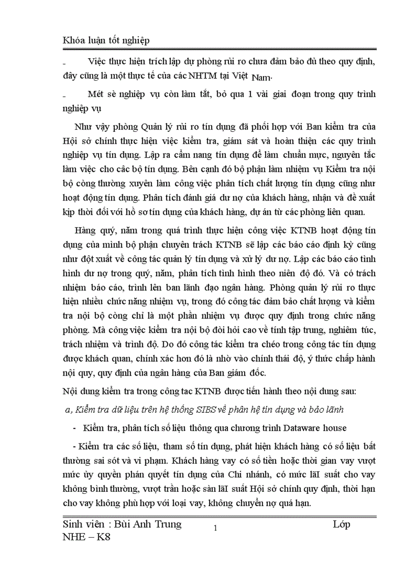 image for page Một số giải pháp nâng cao hiệu quả kiểm toán nội bộ đối với hoạt động tín dụng tại Sở giao dịch III Ngân hàng Đầu tư và Phát triển Việt Nam 1
