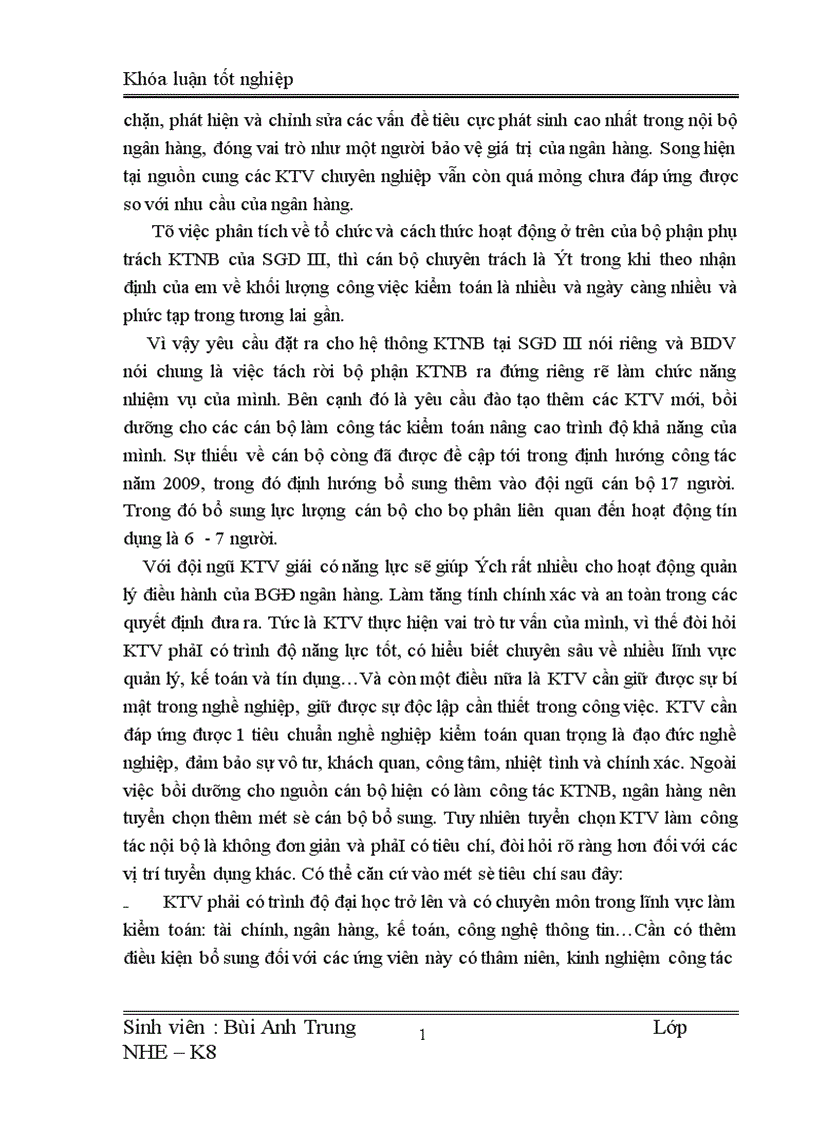 image for page Một số giải pháp nâng cao hiệu quả kiểm toán nội bộ đối với hoạt động tín dụng tại Sở giao dịch III Ngân hàng Đầu tư và Phát triển Việt Nam 1