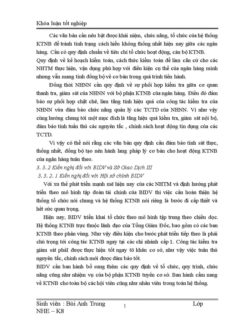 image for page Một số giải pháp nâng cao hiệu quả kiểm toán nội bộ đối với hoạt động tín dụng tại Sở giao dịch III Ngân hàng Đầu tư và Phát triển Việt Nam 1